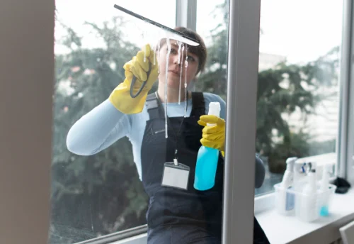 Nettoyage de vitres intérieures et extérieures à Fléré-la-Rivière